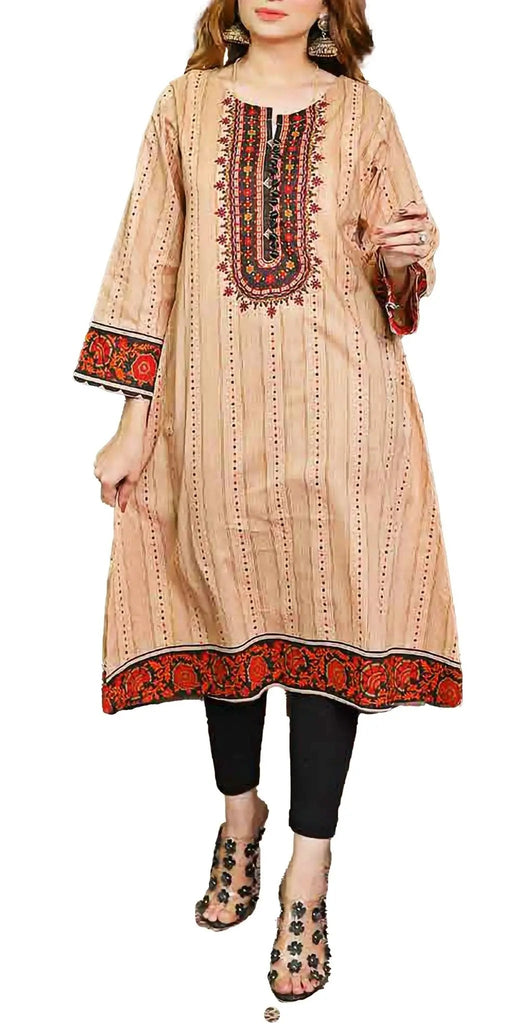 IshDeena Indian Kurtis for Women Pakistani Kurtis for Women Indian Style Cotton Long Top - IshDeena