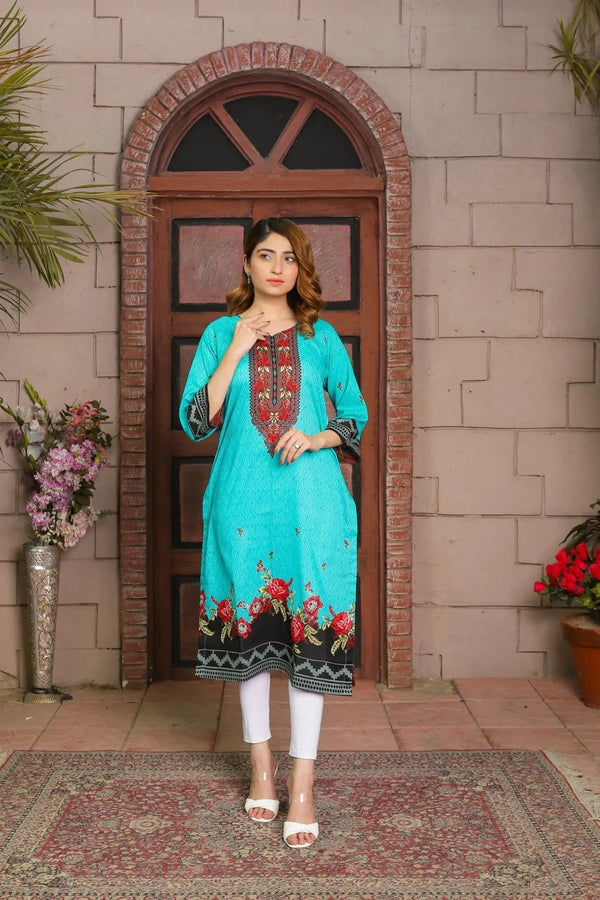 IshDeena Indian Kurtis for Women Pakistani Kurtis for Women Indian Style Cotton Long Top - IshDeena