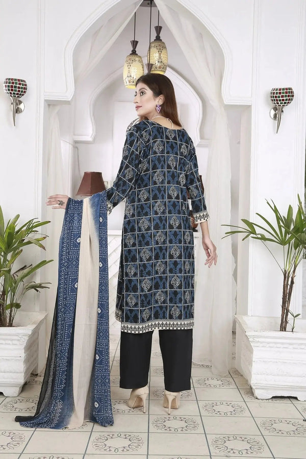 IshDeena Indian salwar kameez suit women ready to wear Pakistani cotton lawn embroidered - IshDeena