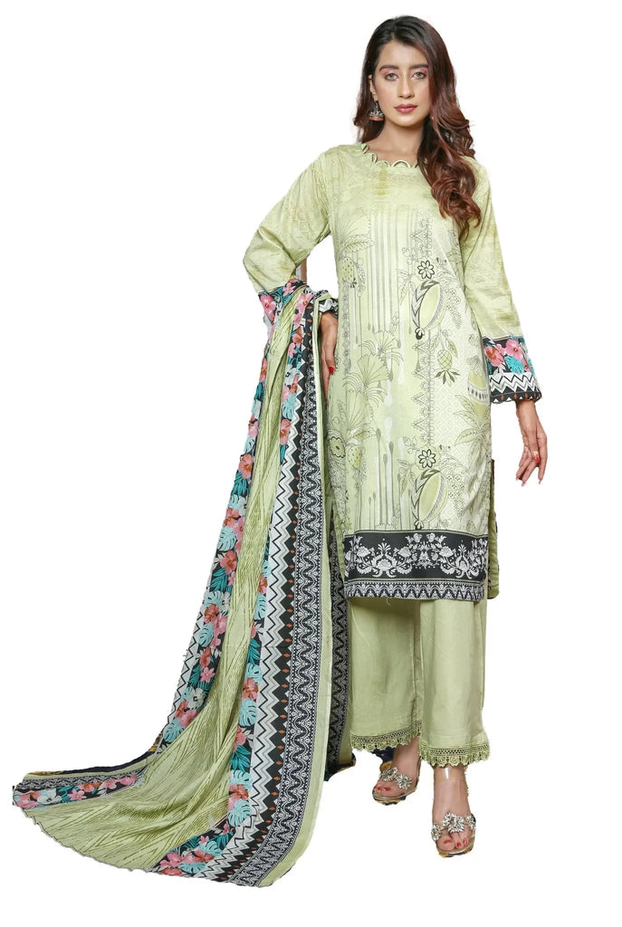 IshDeena Pakistani Lawn Salwar Kameez Indian Dresses for Women Ready to Wear Printed - IshDeena