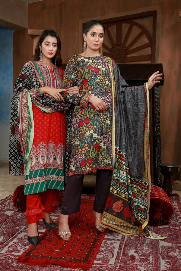 IshDeena Pakistani Lawn Salwar Kameez Indian Dresses for Women Ready to Wear Printed - IshDeena