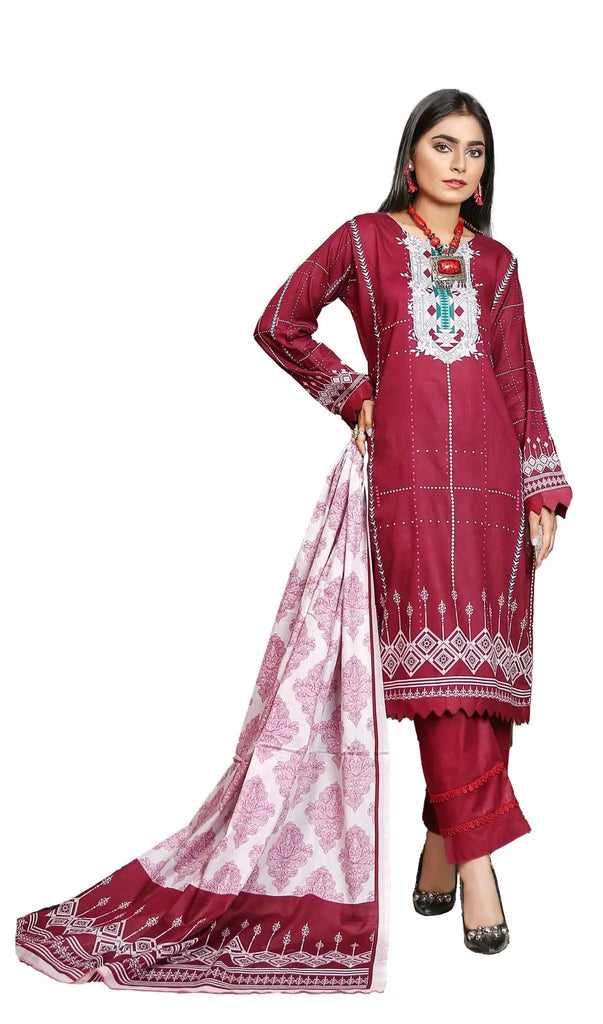 IshDeena Pakistani Lawn Salwar Kameez Indian Dresses for Women Ready to Wear Printed - IshDeena