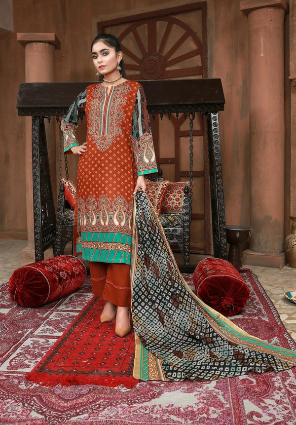 IshDeena Pakistani Lawn Salwar Kameez Indian Dresses for Women Ready to Wear Printed - IshDeena