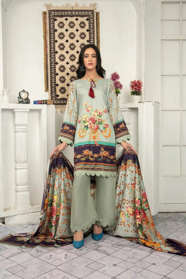 IshDeena Pakistani Linen Salwar Kameez Indian Dresses for Women Ready to Wear 3 Pieces - IshDeena