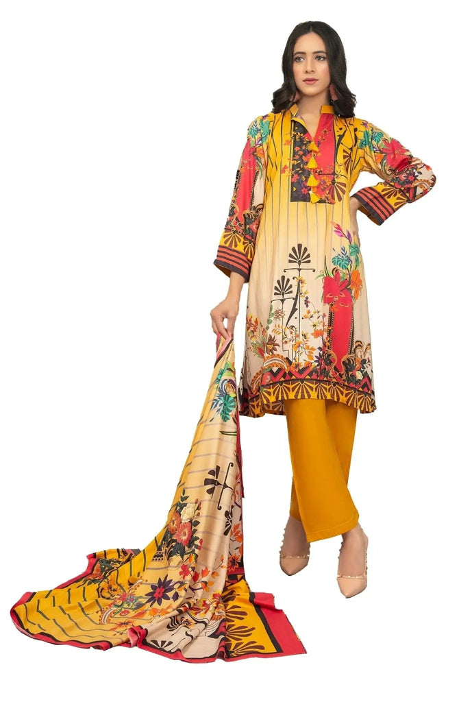 IshDeena Pakistani Linen Salwar Kameez Indian Dresses for Women Ready to Wear 3 Pieces - IshDeena