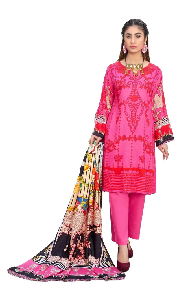 IshDeena Pakistani Linen Salwar Kameez Indian Dresses for Women Ready to Wear 3 Pieces - IshDeena