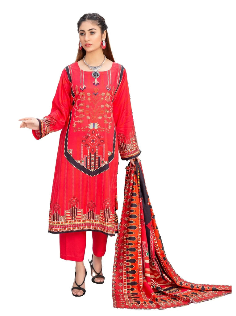 IshDeena Pakistani Linen Salwar Kameez Indian Dresses for Women Ready to Wear 3 Pieces - IshDeena