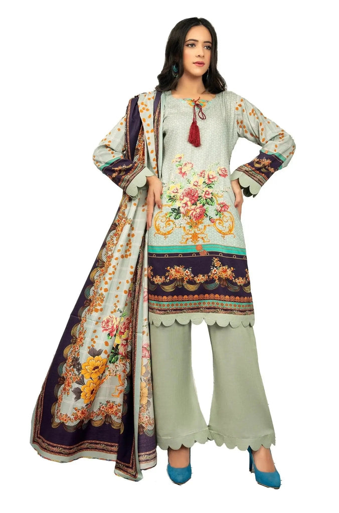 IshDeena Pakistani Linen Salwar Kameez Indian Dresses for Women Ready to Wear 3 Pieces - IshDeena