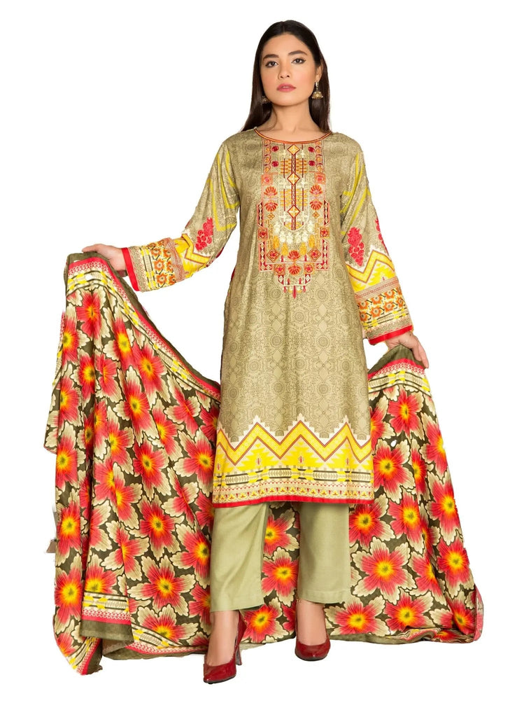 IshDeena Pakistani Salwar Kameez Indian Dresses for Women Ready to Wear Embroider Merino - IshDeena