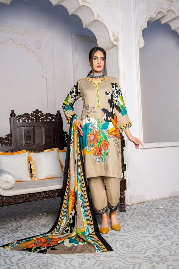 IshDeena Pakistani Salwar Kameez Indian Dresses for Women Ready to Wear Embroider Merino - IshDeena