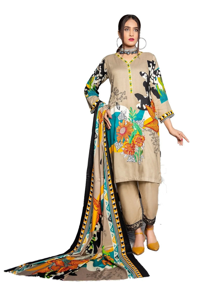 IshDeena Pakistani Salwar Kameez Indian Dresses for Women Ready to Wear Embroider Merino - IshDeena