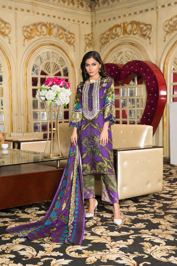 IshDeena Pakistani Salwar Kameez Indian Dresses for Women Ready to Wear Embroider Merino - IshDeena