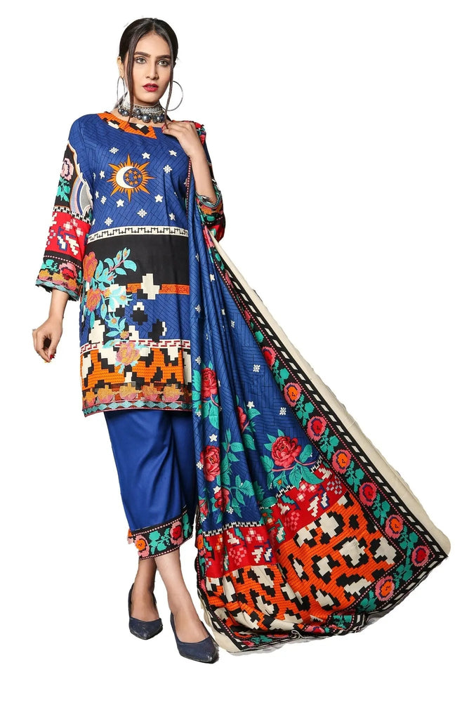 IshDeena Pakistani Salwar Kameez Indian Dresses for Women Ready to Wear Embroider Merino - IshDeena