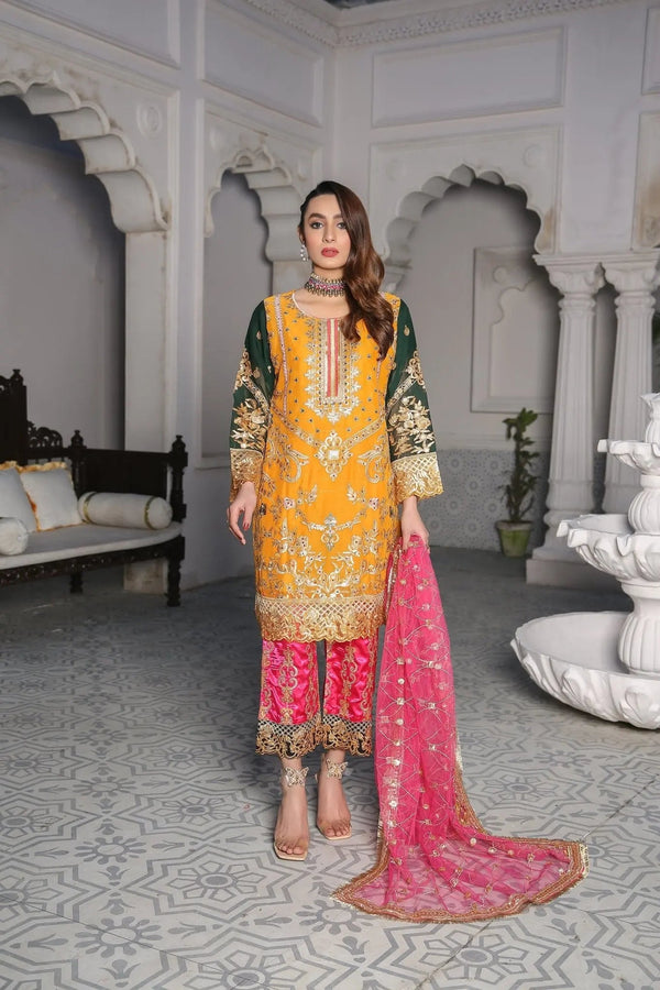 IshDeena Party Wear Formal Outfits Indian Pakistani Wedding Dresses for Women Designer - IshDeena