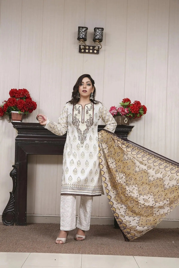 IshDeena Salwar Kameez Suit Women Ready to Wear Indian Pakistani Party Wear Dresses Lawn - IshDeena