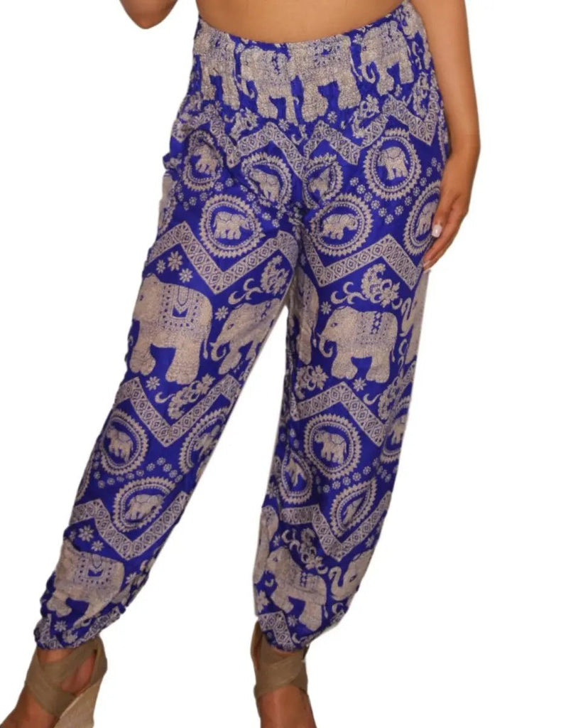 IshDeena Comfortable Women Pants/Pajamas - Yoga, Harem, Beach, Lounge, Bohemian One Size - IshDeena