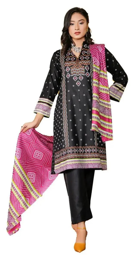 IshDeena Cotton Cambric Pakistani Salwar Kameez Women Dresses - Kapaas Collection - IshDeena