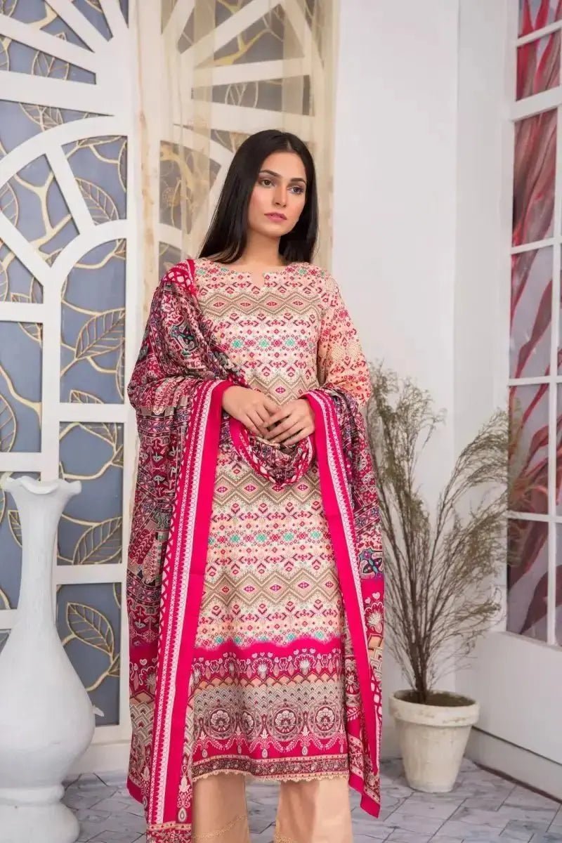 IshDeena Cotton Cambric Salwar Kameez Indian Pakistani Women Dresses - Kapaas Collection - IshDeena