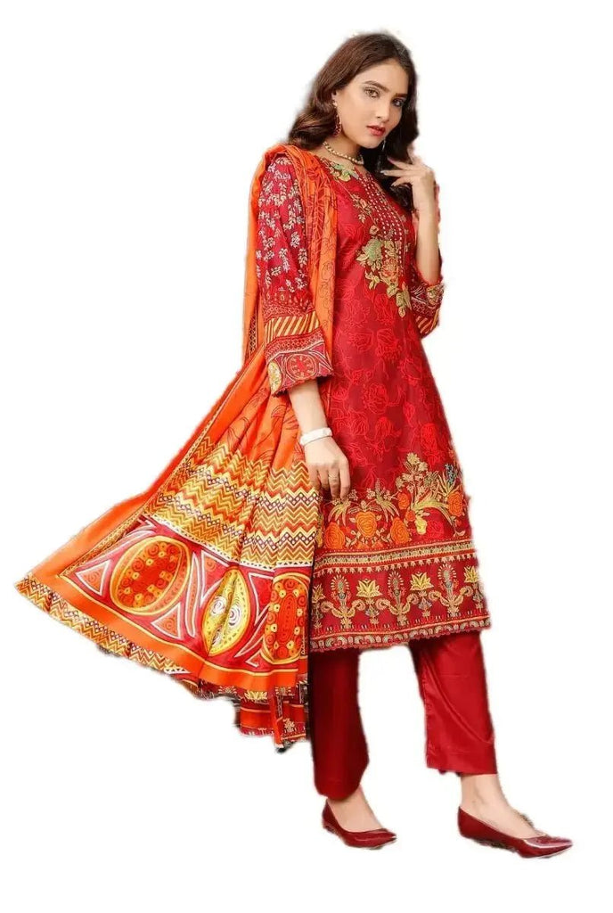 IshDeena Cotton Cambric Salwar Kameez Indian Pakistani Women Dresses - Kapaas Collection - IshDeena