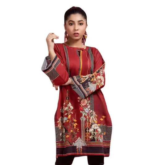 IshDeena Elegant Cotton Kurtis for Women Ready to Wear Tunic Tops for Ladies - One Piece - IshDeena