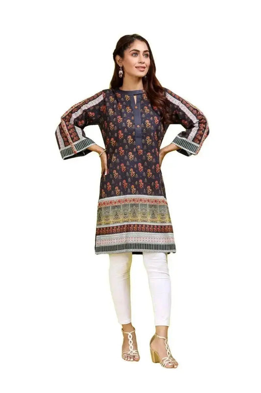 IshDeena Elegant Cotton Kurtis for Women Ready to Wear Tunic Tops for Ladies - One Piece - IshDeena