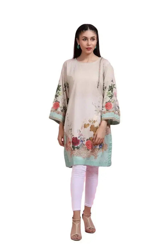 IshDeena Elegant Cotton Kurtis for Women Ready to Wear Tunic Tops for Ladies - One Piece - IshDeena