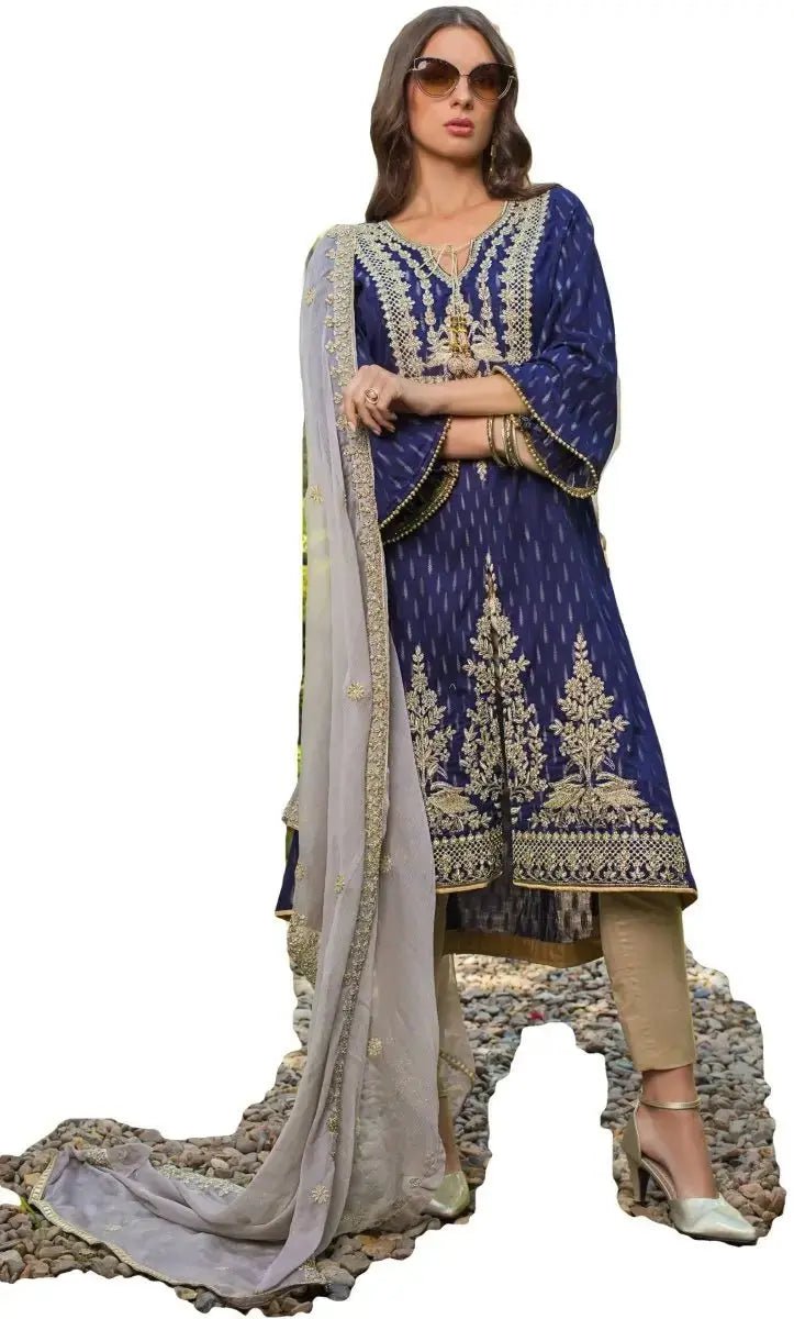 IshDeena Pakistani Dress Apparel Fabric for Women. Shirt. Trousers, and Dupatta - IshDeena