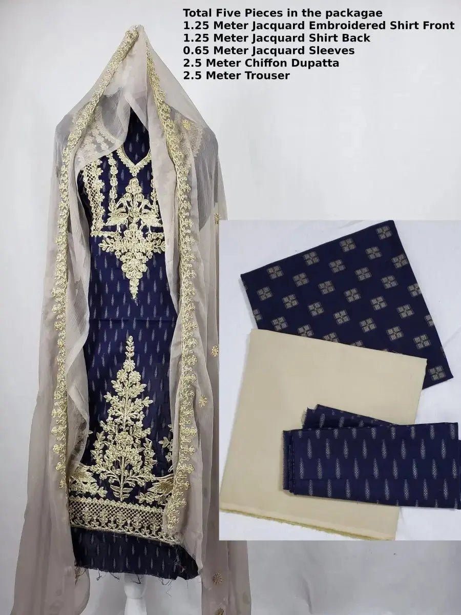 IshDeena Pakistani Dress Apparel Fabric for Women. Shirt. Trousers, and Dupatta - IshDeena