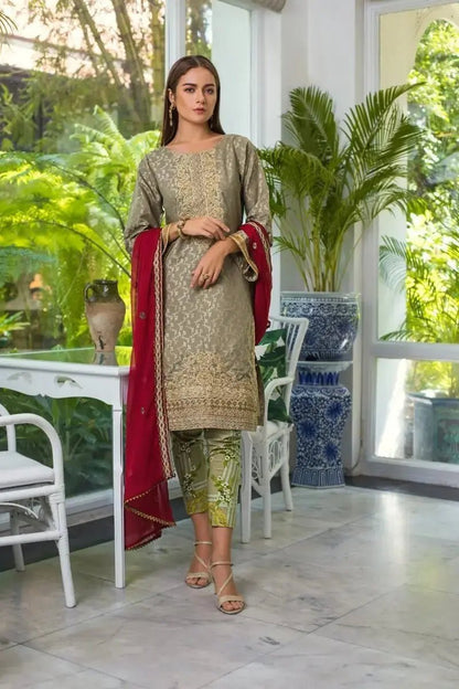 IshDeena Pakistani Dress Apparel Fabric for Women. Shirt. Trousers, and Dupatta - IshDeena