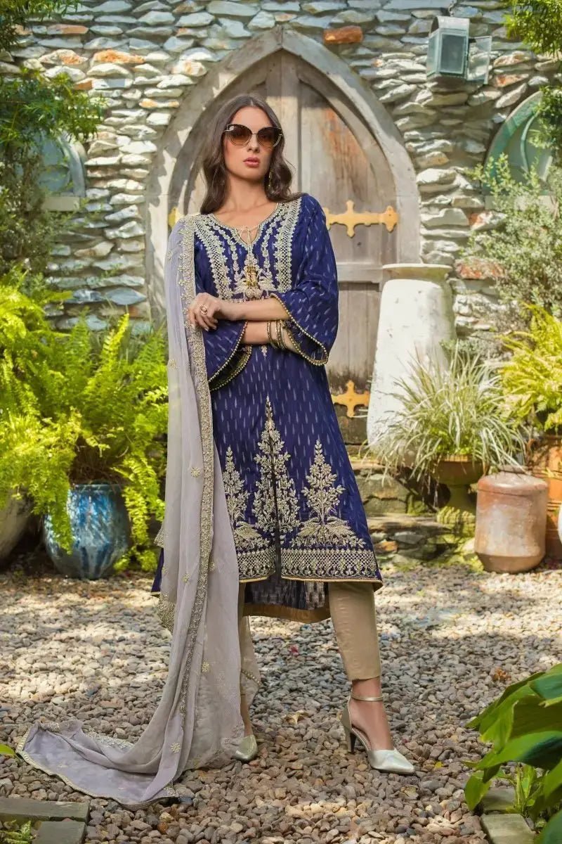 IshDeena Pakistani Dress Apparel Fabric for Women. Shirt. Trousers, and Dupatta - IshDeena