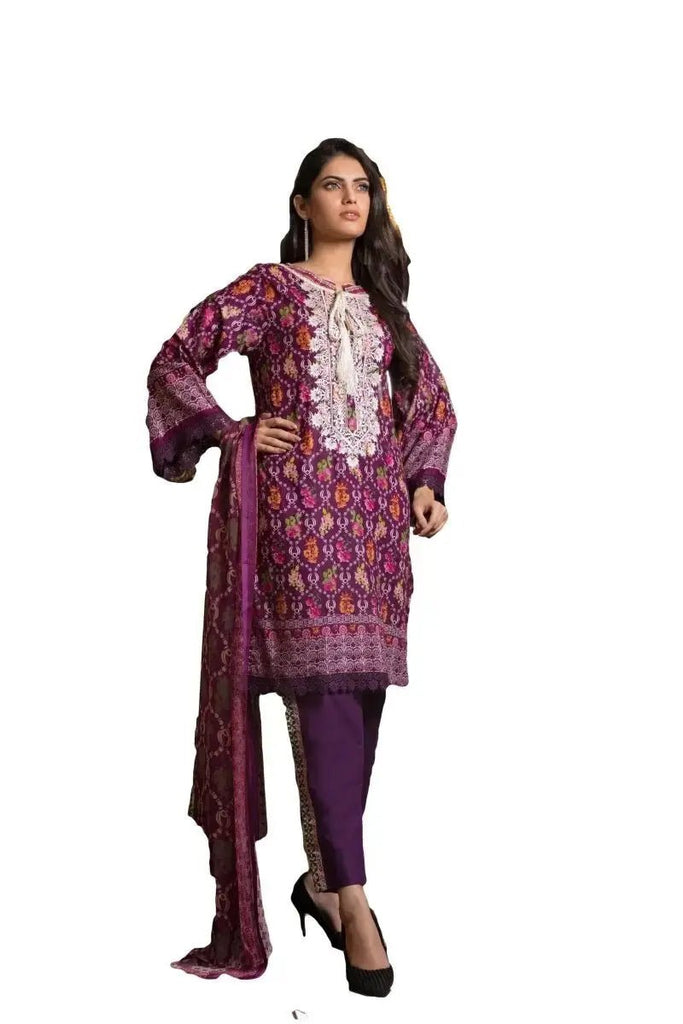 IshDeena Pakistani Dresses for Women Ready to Wear Salwar Kameez Ladies Suit - 3 Piece (Small, Pink - Embroidery Vol3) - IshDeena