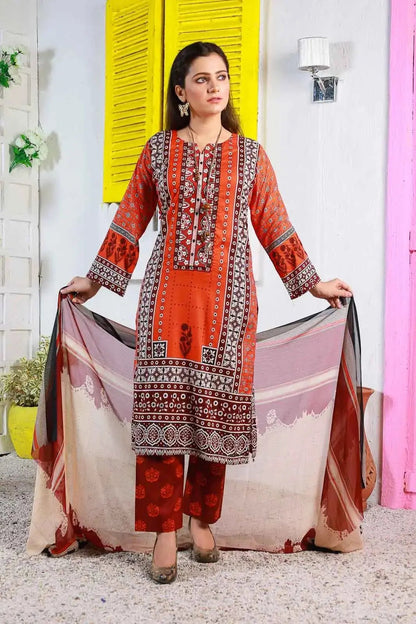 IshDeena Pakistani Lawn Salwar Kameez Indian Dresses for Women Ready to Wear Embroidered - IshDeena