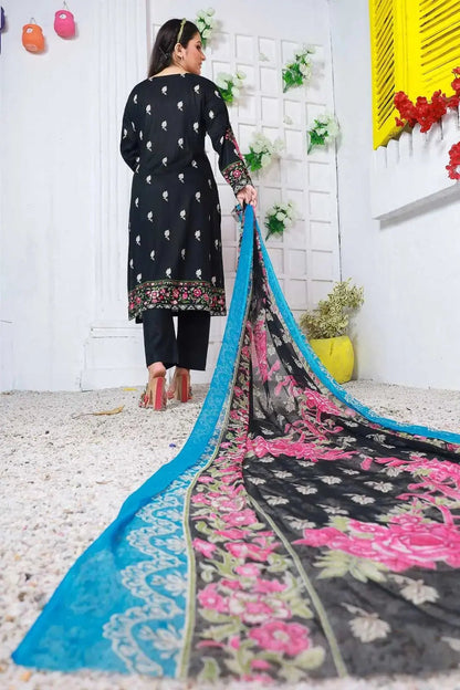 IshDeena Pakistani Lawn Salwar Kameez Indian Dresses for Women Ready to Wear Embroidered - IshDeena