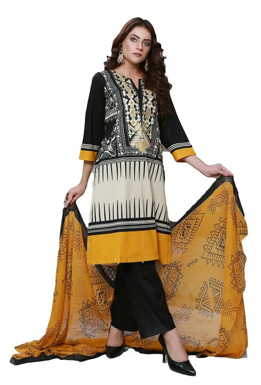 IshDeena Pakistani Lawn Salwar Kameez Indian Dresses for Women Ready to Wear Embroidered - IshDeena