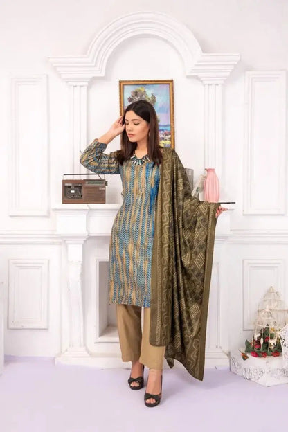 IshDeena Pakistani Salwar Kameez Women Dresses Stitched 3 Pieces Suits - Sadaf Collection - IshDeena