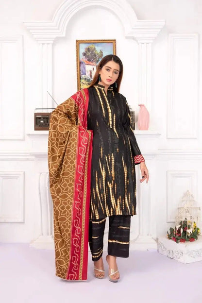 IshDeena Pakistani Salwar Kameez Women Dresses Stitched 3 Pieces Suits - Sadaf Collection - IshDeena