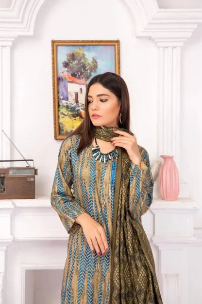 IshDeena Pakistani Salwar Kameez Women Dresses Stitched 3 Pieces Suits - Sadaf Collection - IshDeena