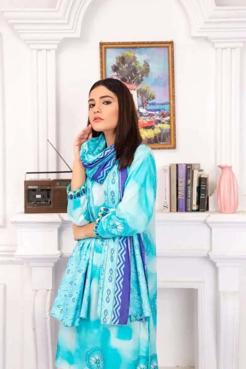 IshDeena Pakistani Salwar Kameez Women Dresses Stitched 3 Pieces Suits - Sadaf Collection - IshDeena