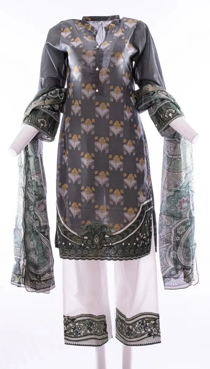 IshDeena Pakistani Women Dresses Stitched Three Pieces Suit S - 3XL - Al Noor Collection - IshDeena