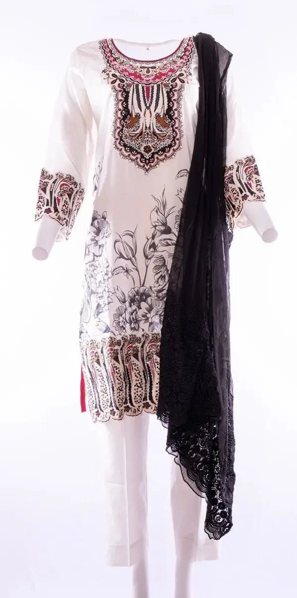 IshDeena Pakistani Women Dresses Stitched Three Pieces Suit S - 3XL - Al Noor Collection - IshDeena