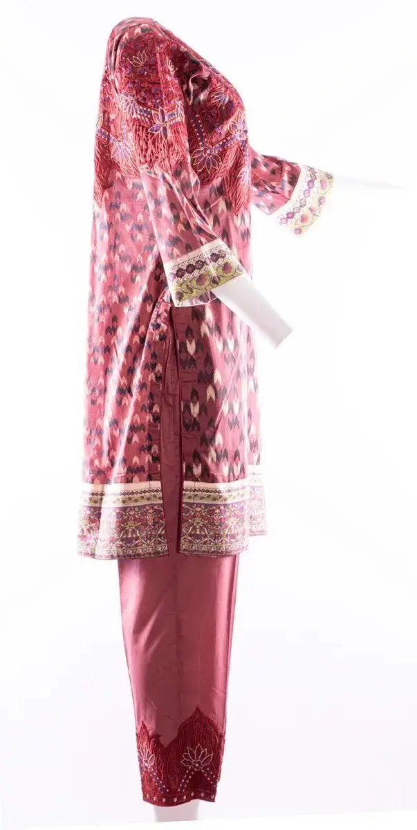 IshDeena Pakistani Women Dresses Stitched Three Pieces Suit S - 3XL - Al Noor Collection - IshDeena