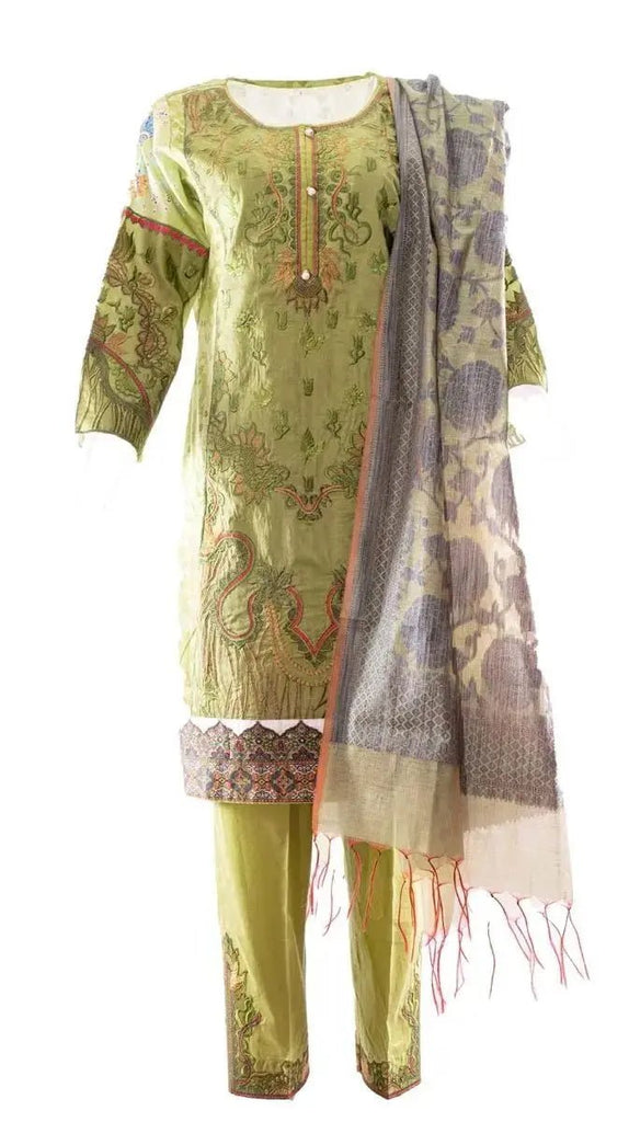 IshDeena Pakistani Women Dresses Stitched Three Pieces Suit S - 3XL - Al Noor Collection - IshDeena