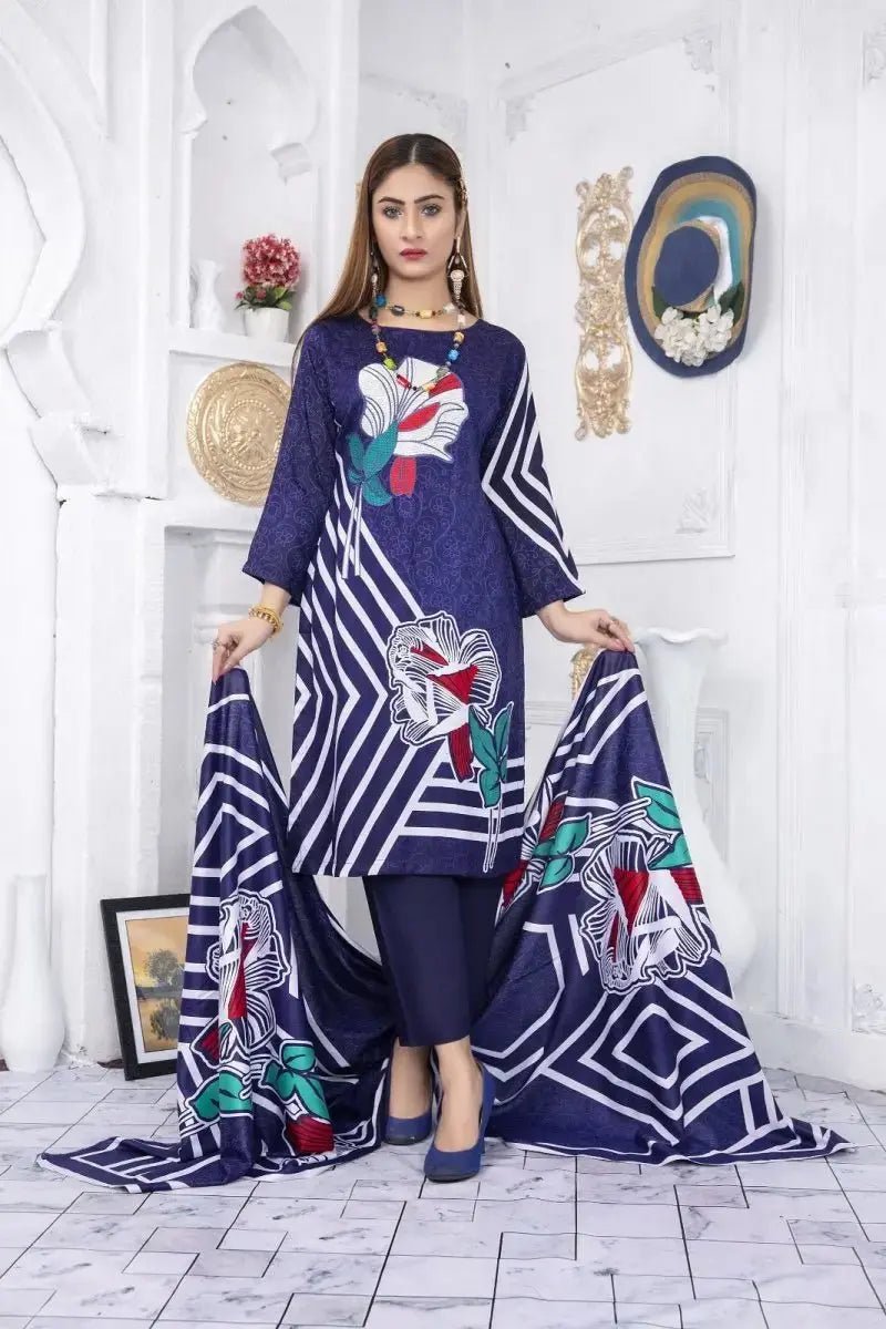 IshDeena Salwar Kameez Suit Women Dresses Indian Pakistani - Nayab Winter Collection - IshDeena