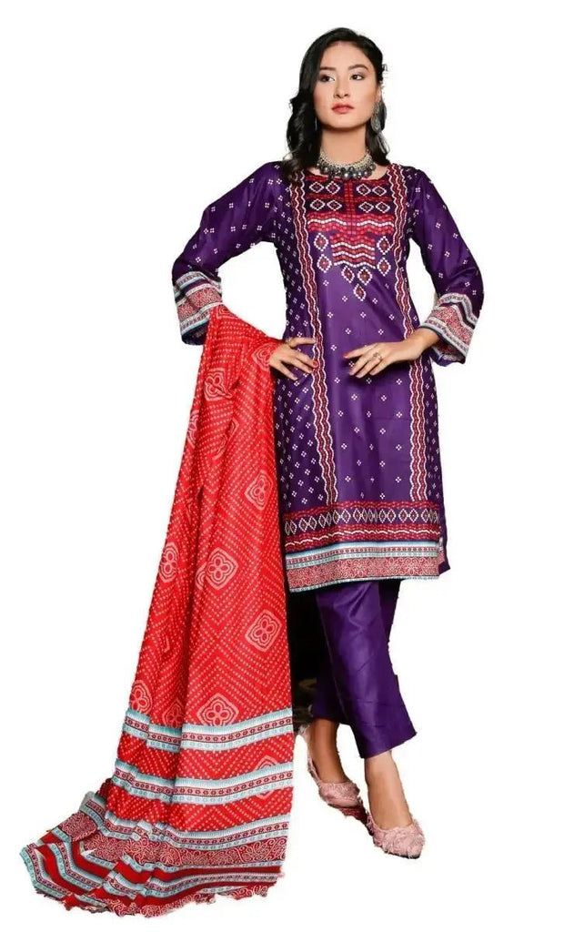 IshDeena Cotton Cambric Salwar Kameez Indian Pakistani Women Dresses - Kapaas Collection - IshDeena