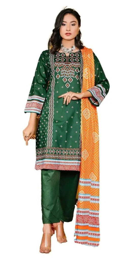 IshDeena Cotton Cambric Salwar Kameez Indian Pakistani Women Dresses - Kapaas Collection - IshDeena