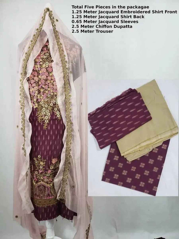 IshDeena Pakistani Dress Apparel Fabric for Women. Shirt. Trousers, and Dupatta