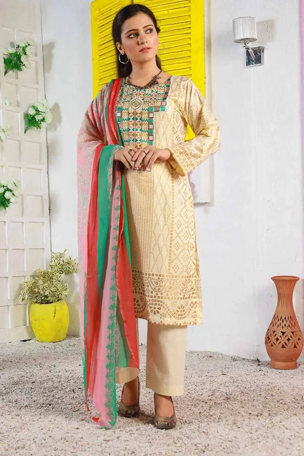 IshDeena Pakistani Lawn Salwar Kameez Indian Dresses for Women Ready to Wear Embroidered - IshDeena