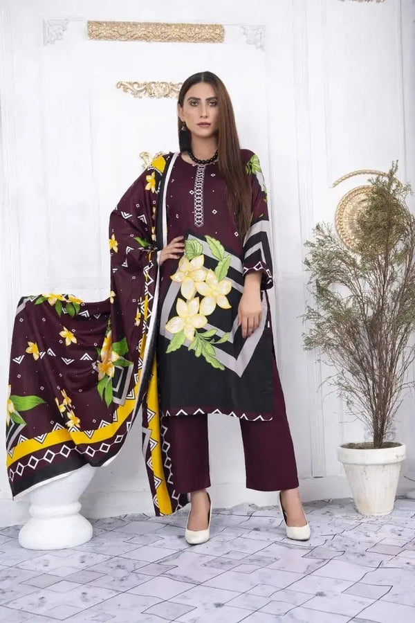 IshDeena Salwar Kameez Suit Women Dresses Indian Pakistani - Nayab Winter Collection - IshDeena