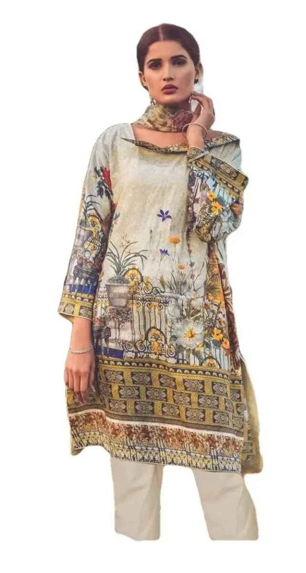 Pakistani Dresses for Women Ready to Wear Salwar Kameez Ladies Suit - 3 Piece (Small, Tea Green - IshDeena Chikankari)