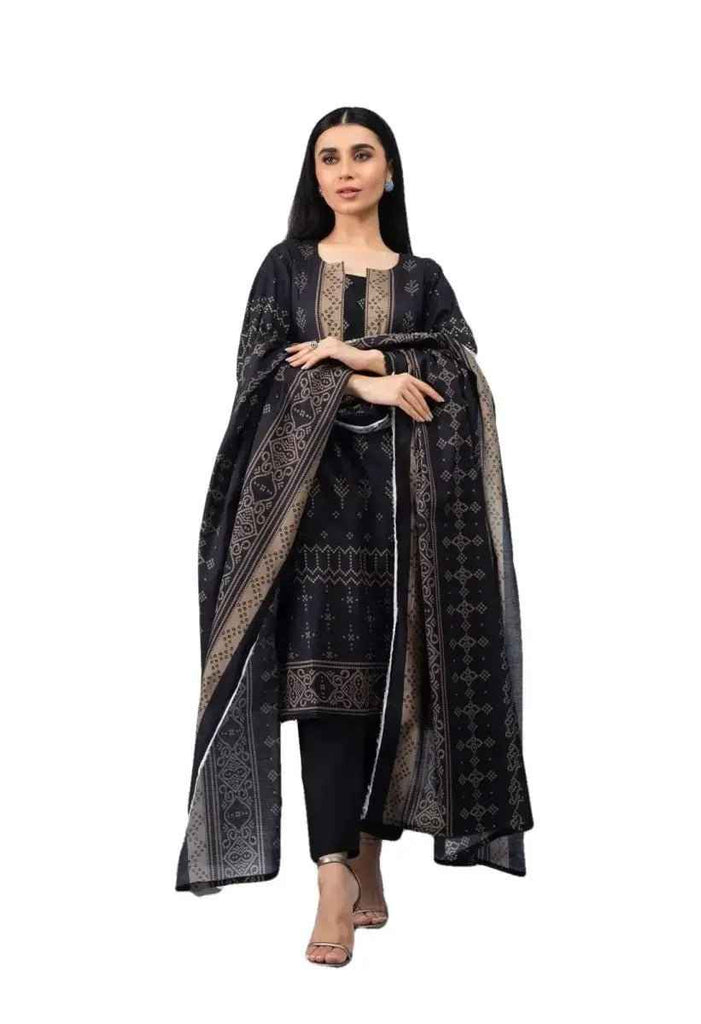 Ready to Wear Printed Lawn Pakistani Dresses for Women Shalwar, Kameez with Dupatta - Three Piece Set